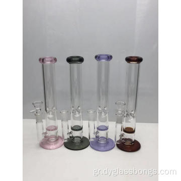 Μίνι φτηνότερες Straight Pipe Glass Bongs με φίλτρο